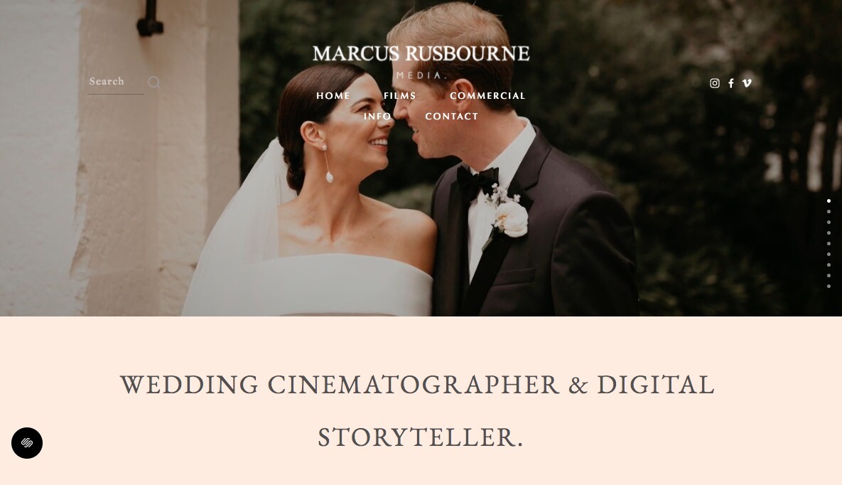 marcus rusbourne wedding videographer sydney