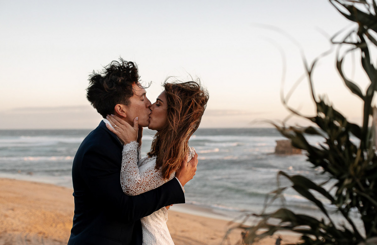 Marija & Alex's magical beach wedding at All Smiles, Sorrento  by Wild Romantic Photography Melbourne