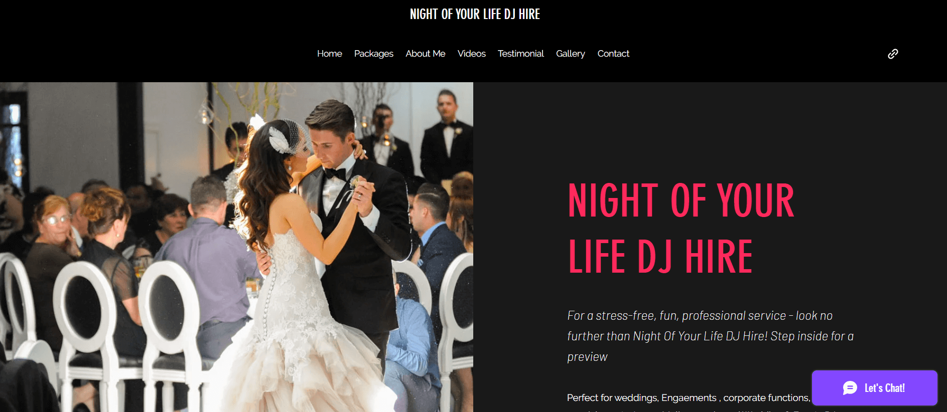 night of your life dj hire